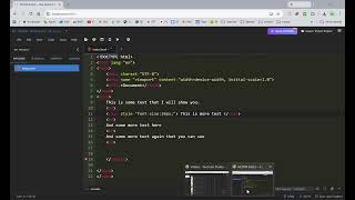 HTML Text Style