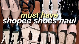 SHOPEE AFFORDABLE SHOES HAUL 2022 (MUST HAVE!) | Ar. Erika Lim