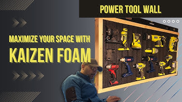 Transform Workspace with Kaizen Foam #organize tools #diy