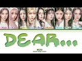NIZIU "Dear..." | Color Coded Lyrics (by Yeontani)