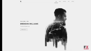 Brendon - Minimal Personal Portfolio Website Template TMT | Free Temp