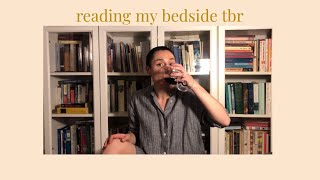 Reading vlog: my bedside TBR pile