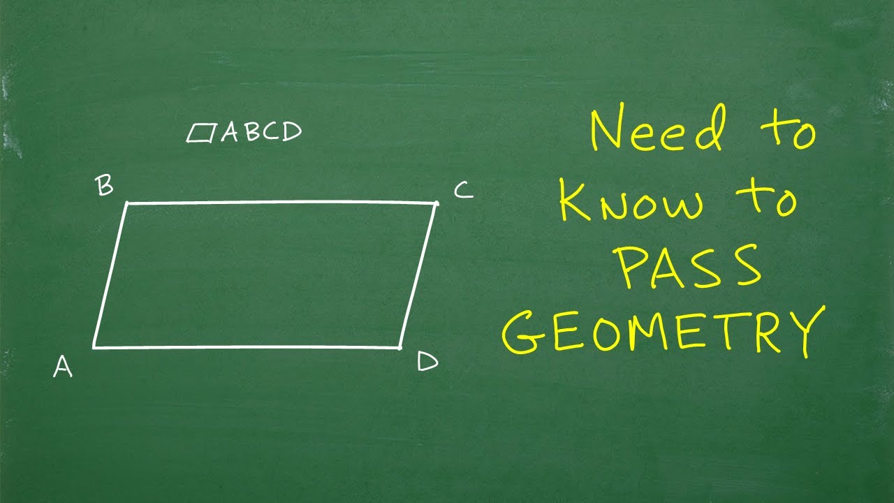 ⁣Want to PASS Geometry? Better know this…