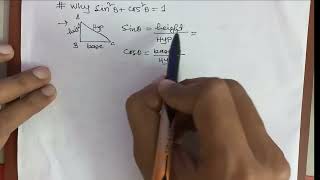 Why Sin²Θ Cos²Θ 1 Proving, Trigonometric Form, Rishi Math Base