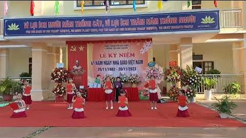 Múa Nghĩa Sư đồ - HS lớp 1A4 trường TH Vạn An