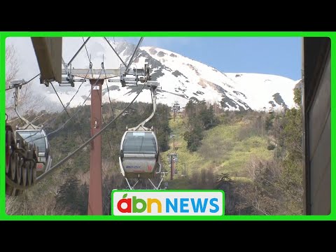 20240425DN おんたけﾛｰﾌﾟｳｪｲ営業開始 01御嶽山の玄関口のロープウェー　5年ぶりに大型連休前に営業開始（abnステーション　2024.04.25）