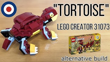 LEGO Creator 31073 Alternative build tutorial TORTOISE、レゴクリエイター31073をカメに組み替え