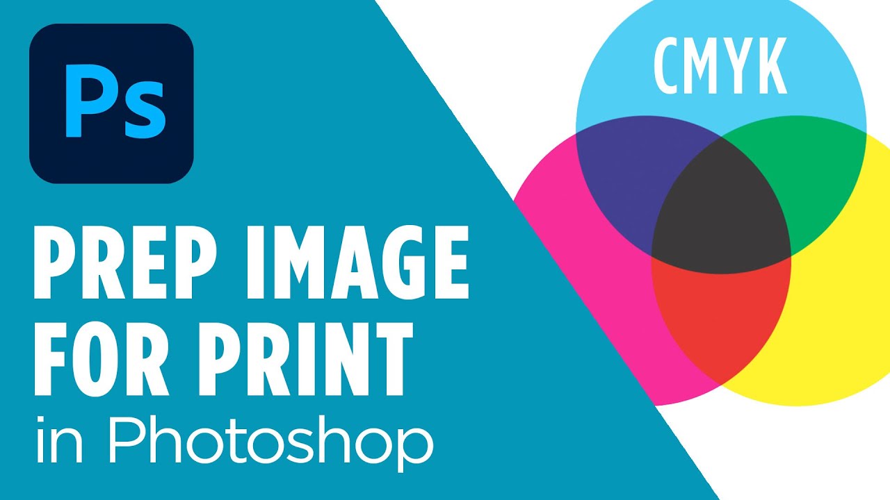 Prepare an image for print in Adobe Photoshop   Graphic Design tutorial   Convert to CMYK 300 DPI