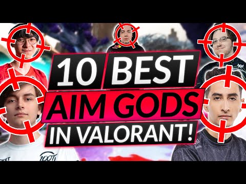 10 BEST AIM GODS in Valorant - MOST INSANE PRO PLAYER AIM Tier List - Tips Guide