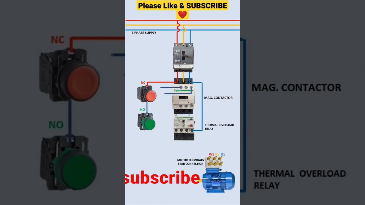 Basic Start Stop Motor Control Starter Shorts Viral Electrical