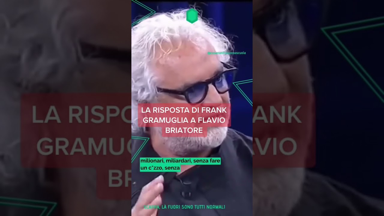 La risposta di Frank Gramuglia a Flavio Briatore