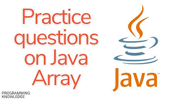 Java Tutorial For Beginners - Practice questions on Java Array