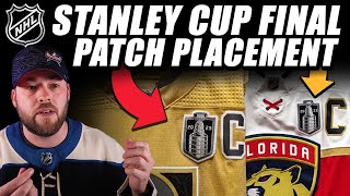 NHL Stanley Cup Final Patch Placement... UGH! + Who Am I Cheering For?