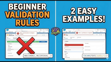 2 Must-Know Salesforce Validation Rules for Beginners (Stop Bad Data!)