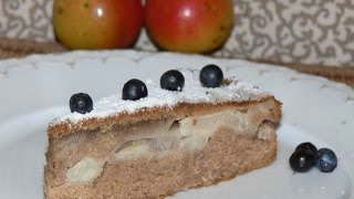 Грушевый пирог/ Pear Pie/ Простой рецепт пирога от nashydetky.com