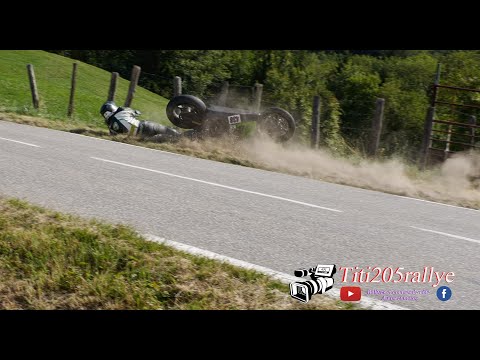 course de côte de Frangy 2021 :crashs motos ,quads et sides