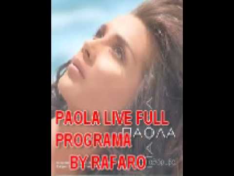 Paola live full programma