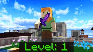 Bedwars on a NEW Account... @Mellomelt