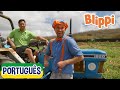 Blippi Conhecendo Comidas Saudáveis | +mais Vídeos Educativos para Crianças | As Aventuras de Blippi