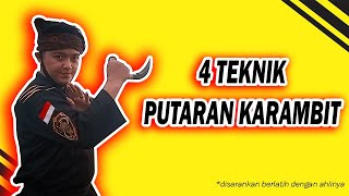 4 TEKNIK DASAR KARAMBIT STYLE | BELAJAR SILAT #10