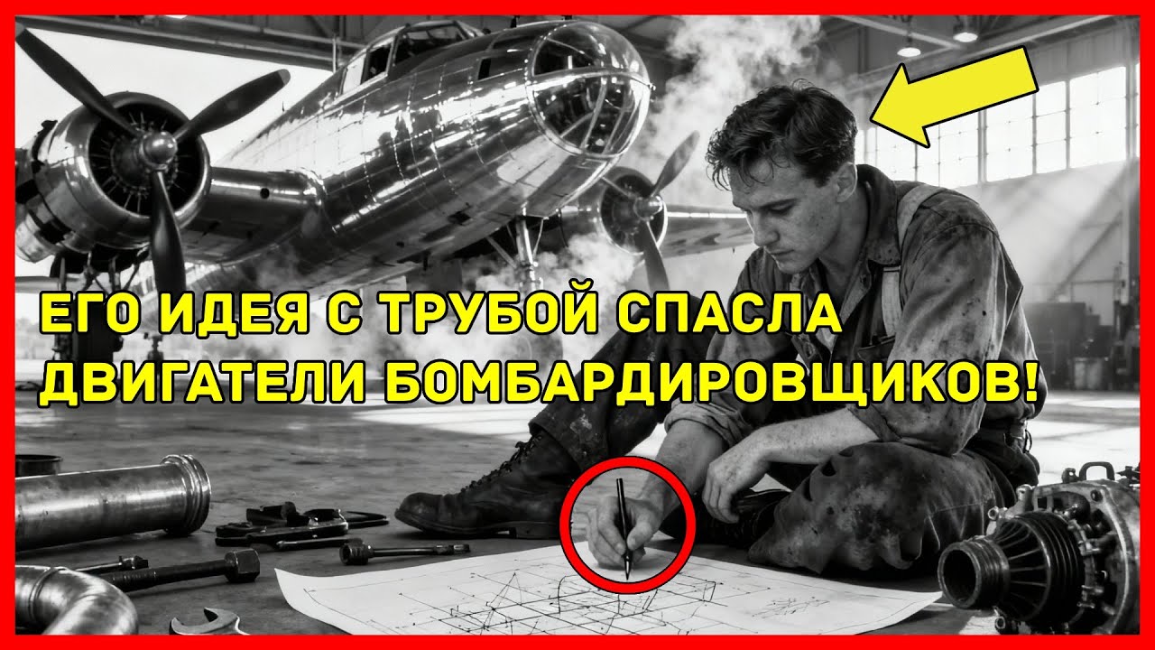 АБСУРДНАЯ идея простого ВОДОПРОВОДЧИКА спасла более 5000 ДВИГАТЕЛЕЙ бомбардировщиков...