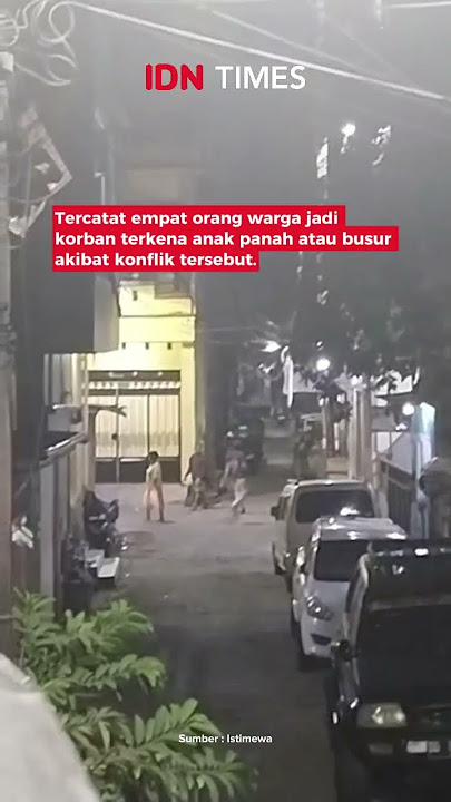 PERANG KELOMPOK 4 HARI DI TALLO MAKASSAR, WARGA LUKA-KENDARAAN DIBAKAR