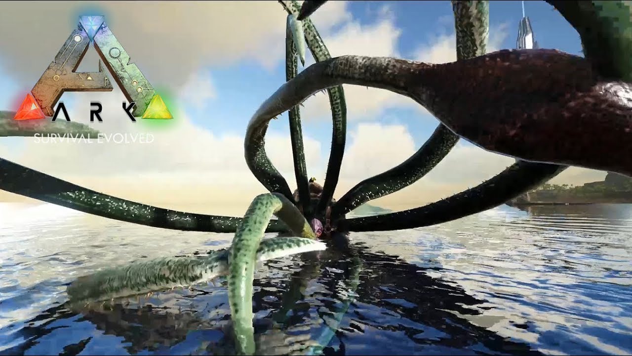 65 Ark Rag 海最強生物lvmaxトゥソテウティスをテイム Pc版公式pve Ark Survival Evolved Youtube