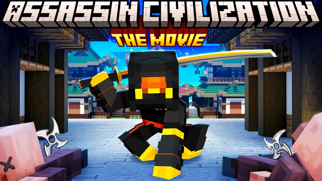 Minecraft ASSASSIN Civilization: The Movie