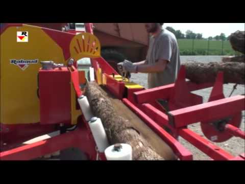 Xylog 320 Combine Scieur Fendeur De Bois Buches Rabaud Youtube