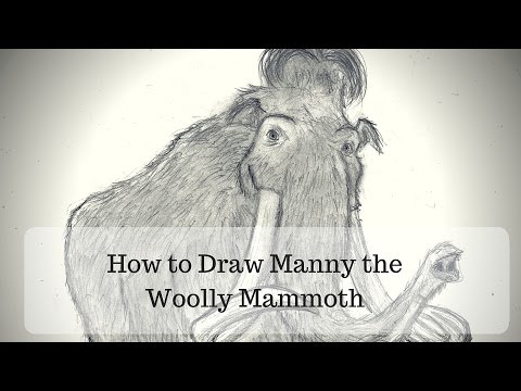 How to Draw Manny from Ice Age | Dibujo de Manny de La Era de Hielo