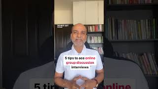 5 tips to ace online group discussion interviews #shorts screenshot 3