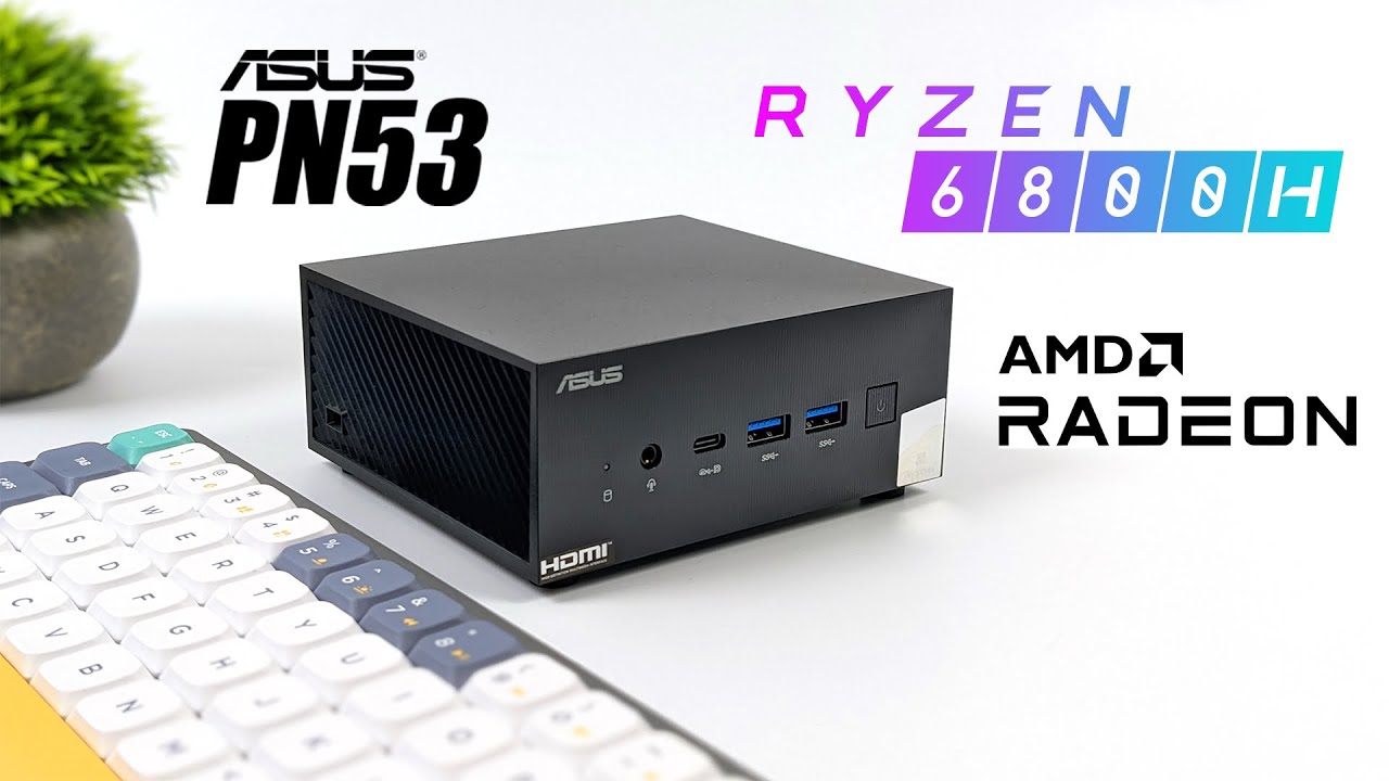 ASUS PN53 First Look! A Fast Ryzen 6800H Mini PC That Can Really Game!  Hands On - YouTube