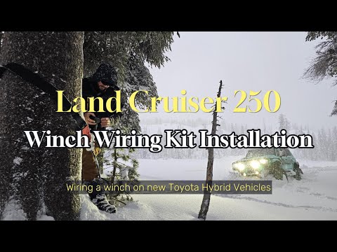 LC250 Winch Wiring Kit Install - New Toyota Hybrid Vehicles Are Different!