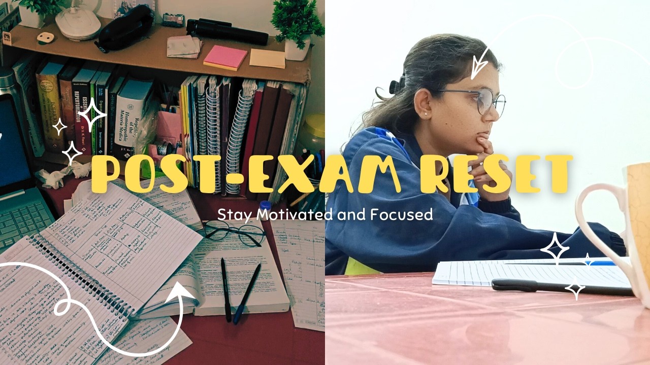 Post - Exam Reset 📚 || No Decorations - Just focus👀 |