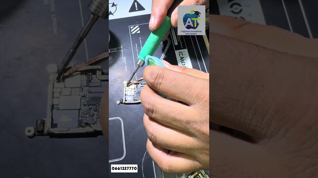 إصلاح قصر الدائرة (Short Circuit) في iPhone 13 Pro باستخدام الملتيميتر والكاميرا الحرارية