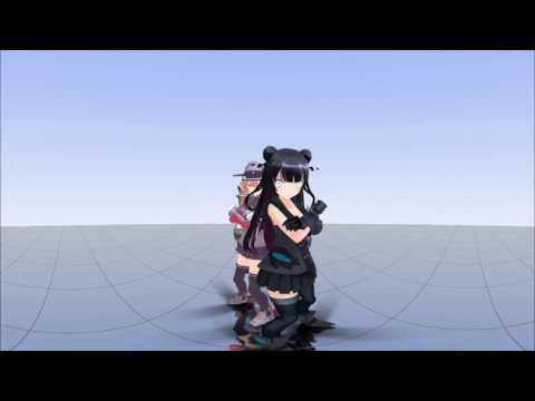 [試作][MMD 360 VR] 軽巡棲鬼とプリンツでチェックメイト