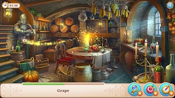 Manor Matters hidden objects #53 Wine cellar with single item - pass | axe, cheese, wine press, owl