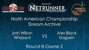 Netrunner - Whizzard vs. Gagarin - GenCon 2016 NA Championship - Round 8 Game 2