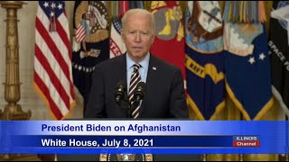 President Biden on US Forces leaving Afghanistan