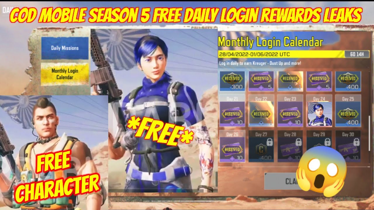 COD Mobile Season 5 Daily Login Reward leaked: Bathysphere outfit