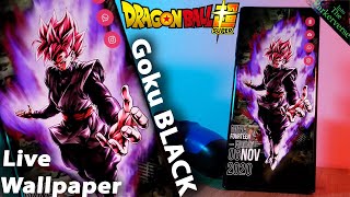 Goku Black Live Wallpaper + Homescreen setup - Customize LIKE A PRO - EP26 - Dragonball Super Theme screenshot 1