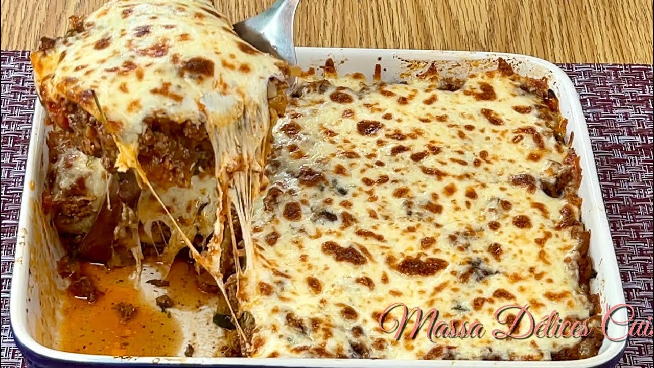 Avez-vous essayé la Lasagne Sans  Pâtes ?  Voici ma Recette !