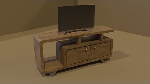 Blender 3.0 - TV Cabinet Workflow Timelapse