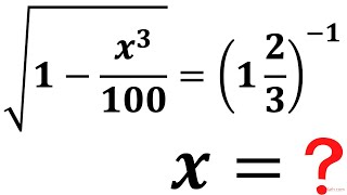 Can you solve this Radical Equation | College Entrance Question | Math Olympiad Training