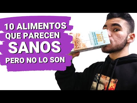 10 ALIMENTOS que parecen SANOS pero NO LO SON 😨