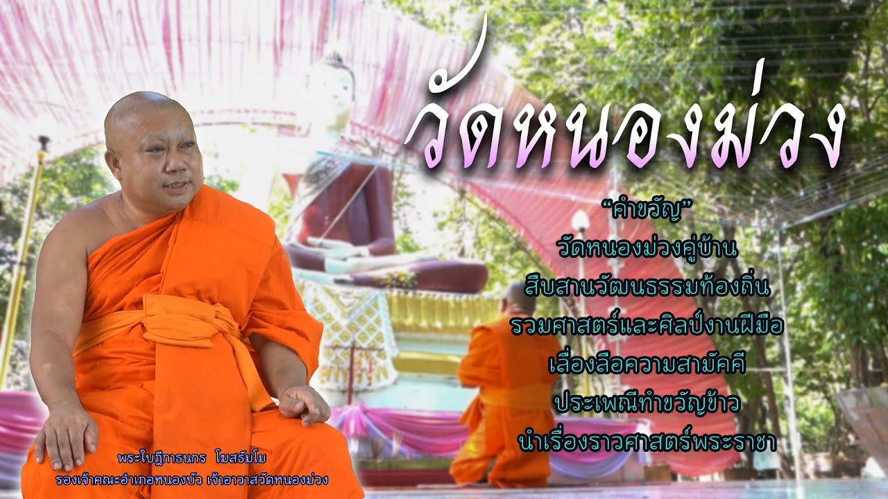 วัดหนองม่วง อำเภอหนองบัว จังหวัดนครสวรรค์ EP.1 l วัดคู่บ้านชาวหนองบัว