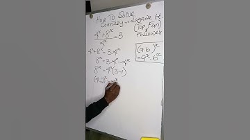 Olympiad Mathematics | Solve for x | Nice Exponential Equation.