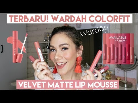 Produk-produk yang aku sebutkan: Wardah Colorfit Velvet Matte Lip Mousse Rp 69.000,- Beli sendiri da. 