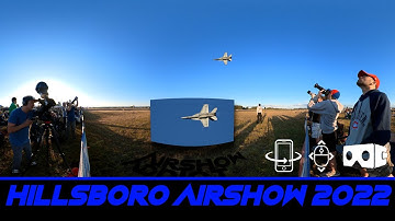 F-18 Super Hornet Demo in 360 VR - Hillsboro Airshow (3D Binaural Audio) 🎧