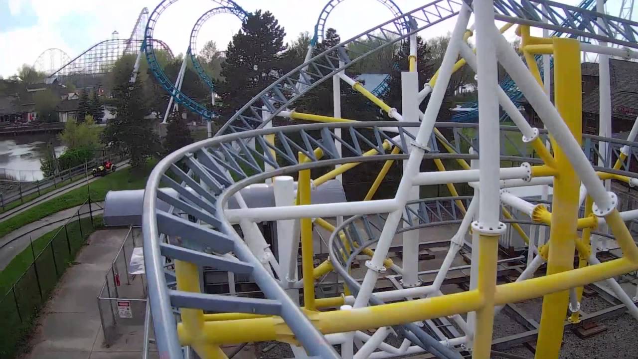 Darien Lake Moto Coaster on ride POV 5.13.2016 - YouTube